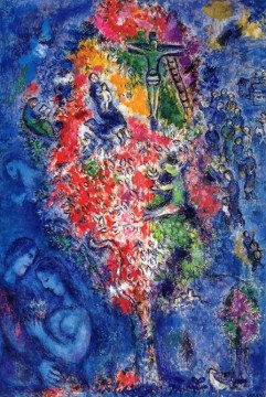 contemporain Tableau Peinture - Arbre de Jessé contemporain Marc Chagall
